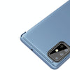 For Galaxy M60S / A81 / Note 10 Lite Plated Mirror Horizontal Flip Leather Case with Holder(Purple Blue)