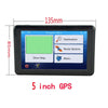 Q5 Car 5 inch HD TFT Touch Screen GPS Navigator Support TF Card / MP3 / FM Transmitter, Specification:Africa Map