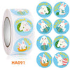 Easter Bunny Egg Cartoon Decoration Sticker, Size: 2.5cm / 1 Inch(HA091)