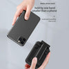 T6 2 in 1 Portable Folding Stand Wireless Charging, Style:Double Charge(Black)
