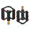 1 Pair B251C Road Bike Carbon Fiber + Titanium Axle Pedals (Black)
