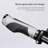 PROMEND GR-504 1 Pair TPR Ergonomic Ball Bicycle Grip Cover (Black Grey)