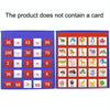 Desktop Foldable Pocket Tripod Tabletop Stand Up Card Pouch(Red Blue)