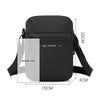 WEPOWER Men Single Shoulder Bag Simple Business Casual Crossbody Bag(Grey)