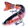 HENGJIA JM064 Multi-section Fish Minnow Bionic Fake Lures Sea Fishing Sinking Lures, Size: 12.8cm 18g(3)