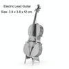 3 PCS 3D Metal Assembly Musical Instrument Model DIY Puzzle Toy, Style:Cello