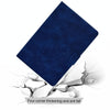 For Samsung Galaxy Tab A 9.7 T550/T555C Cowhide Texture Horizontal Flip Leather Case with Holder & Card Slots & Sleep / Wake-up Function(Blue)