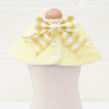 Dog Bib, Large, Light Yellow, Absorbent Cotton Scarf, 25-30cm Neck