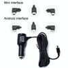 2PCS JY-032 USB Digital Display Fast Charge Car Charger, Style: 3.5A + QC3.0(Android Right Bend)