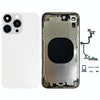 iPhone XR Back Cover, iP15 Pro Style (White)
