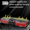 DV-880 Dual Solar Wireless Bluetooth Speaker Outdoor Long Radio(Red)
