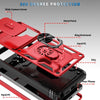 For Samsung Galaxy S25 Ultra 5G Sliding Camshield TPU Hybrid PC Phone Case with Holder(Red+Black)