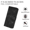 For Xiaomi Redmi K70 Line Pattern Skin Feel Leather Phone Case(Black)