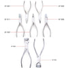 Glasses Repair Tool Pliers Set Nose Pad Temple Adjustment Tool