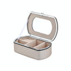 HN-001 Travel Portable Ring Lipstick Jewelry Storage Box(Mirror Version Gold)