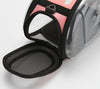 Foldable Transparent Pet Carrier Bag, Small, Pink