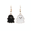 Halloween Jewelry Alloy Ghost Earrings Necklace(White Earrings+Necklace)