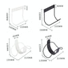 Stainless Steel Hose Storage Holder Garden Home Car Wash Faucet Hose Storage Hook, Model: Wall-mounted (White)