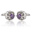 1 Pair Fashion Luxury Crystal Cufflinks