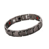 Men Detachable Titanium Steel Magnetic Therapy Bracelet Jewelry(Black)