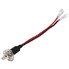 2 PCS Universal H1 Conversion Bulb Harness Wire Plugs Power Wire Adapter Connectors