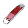 4 PCS MK-338 DC12-24V Truck 12LEDs Side Clearance Maker Light (Red Light)