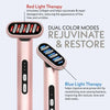 Red & Blue Light Therapy Facial Wand EMS Essence Introducing Device(Royal Blue)
