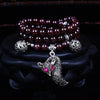 Fashion Jewelry Accessory Garnet Beads Bracelet (Garnet)