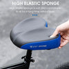 WEST BIKING Bicycle Widened And Comfortable Shock Absorbing Saddle(Black Blue)