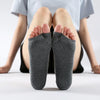 2 Pair Two-Toed Yoga Socks Clogs Socks Non-Slip Sports Cotton Socks, Size: One Size(Dark Gray)