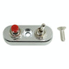 Motorcycle Modification Accessories Handlebar Switch Headlights Spotlights Overtaking Lights Power Off Start Ignition Horn Combination Switch, Specification: Double Switch Silver