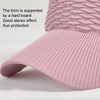 8010 Lady Empty Top Outdoor Sports Peaked Cap Students Sun Hat(White)