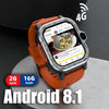 LOKMAT APPLLP 4 MAX 2.02-inch Android 8.1 Full Network Wifi Card Bluetooth Smart Watch(Silver)