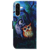 For Samsung Galaxy A36 5G / A56 5G Coloured Drawing Flip Leather Phone Case(Oil Painting Owl)