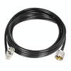 0.5m BNC Male Right Angle To UHF PL259 Male RG58 Coaxial Cable