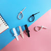 3 Sets 20pcs/Set  Fishbone Silicone Cable Tie Cable Organizer Winder, Color: Purple