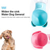 Portable Pet Water Dispenser 500ml, Leakproof, Blue
