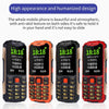 K1+ 4G Elder Rugged Phone, 2.6 inch, 1500mAh Battery, LED Flashlight, Network: 4G, Dual SIM, SOS, Plug:EU Plug(Black)