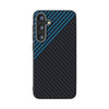 For Samsung Galaxy S25 5G / S24 5G ABEEL C Carbon Fiber Series 6D Micro Relief MagSafe Phone Case(Black Blue)