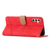 For Samsung Galaxy A56 5G Skin-feel Stitching Leather Phone Case(Red)