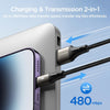 JOYROOM SA25-CC5 100W USB-C/Type-C to USB-C/Type-C Fast Charge Data Cable, Length:2m(Black)