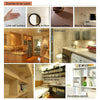 R-1633 4.5V / 0.3W 4LEDs Car Indoor Dome Light LED Touch Night Light (Silver)