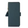 For Xiaomi Redmi K70 Side-Magnetic TJ Genuine Leather RFID Phone Case(Green)