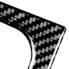 7 in 1 Car Carbon Fiber Manual Gear + Water Cup Holder Decorative Sticker for Honda Civic 8th Generation 2006-2011, Left Drive