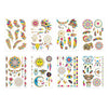 2 PCS Fluorescent Bronzing Waterproof Tattoo Stickers(JYG-003)