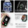 F12 2.02 inch Curved Screen Smart Watch Supports Voice Call/Blood Sugar Detection(Gold + Pink)