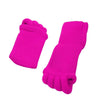 Massage Five-finger Socks Thickened Open-toed Socks, Color: Rose Red