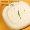 H-C-07 Living Room Home Bedroom Silent Clock Quartz Wall Watch(Cream Yellow)