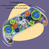Children Gear Handle Game Console Rollerball Maze Breakout Thinking Exercise Puzzle Toy(Space Model)