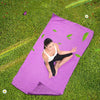 Microfiber Thickening Non-slip Yoga Blanket Long Washable Yoga Mat , Random Color Delivery